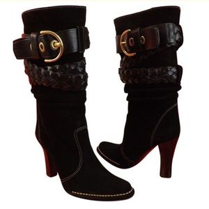 Like New!! Coach Randie Suede Boots 8.5
